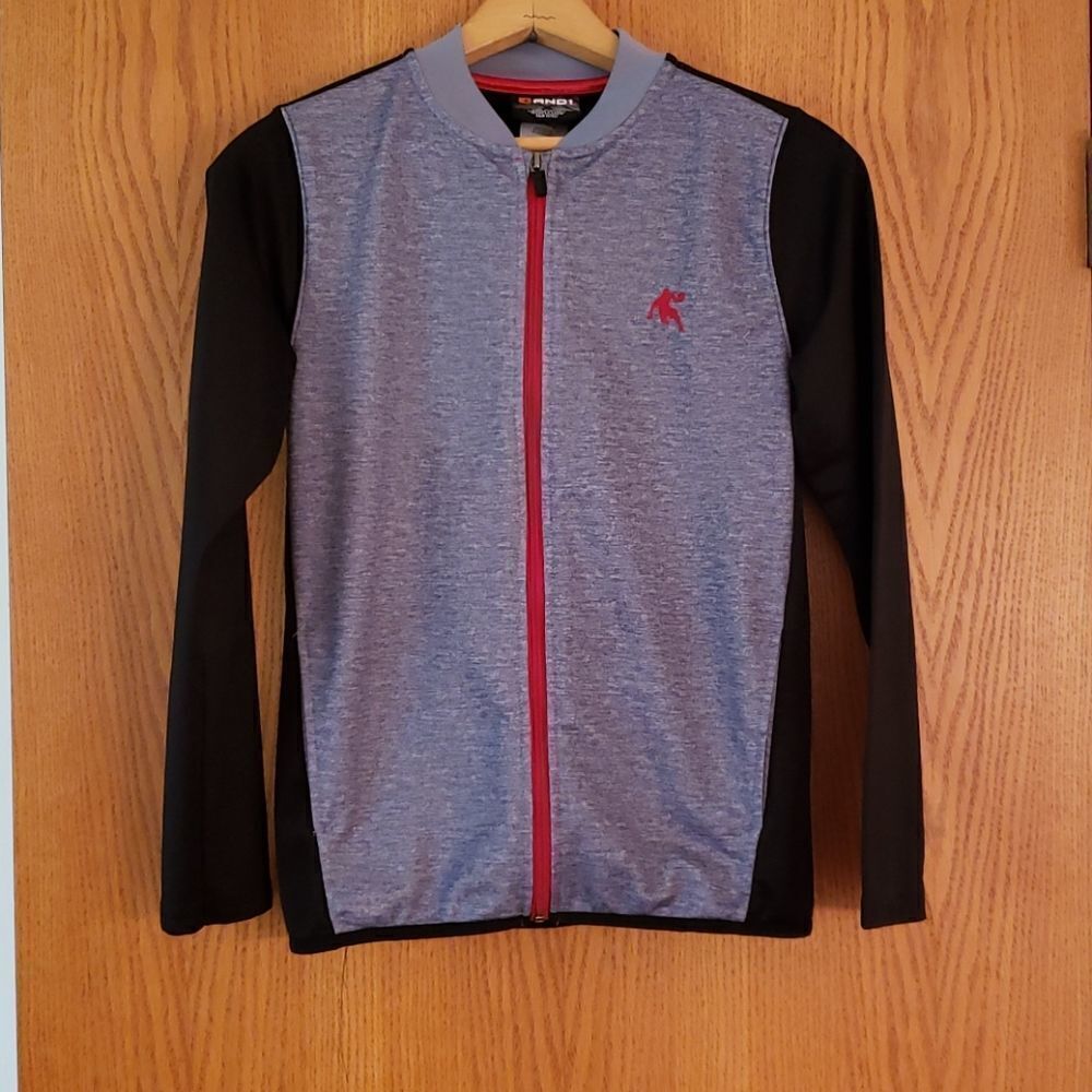 EUC And1 Track Style Jacket Boys Sz L (10/12)